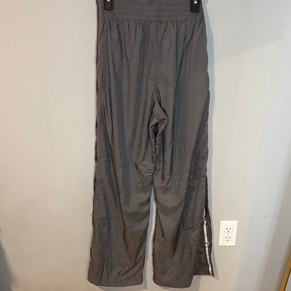 Free People Movement Adora Packable Track Pants Charcoal Gray Side Buttons - Picture 6 of 8